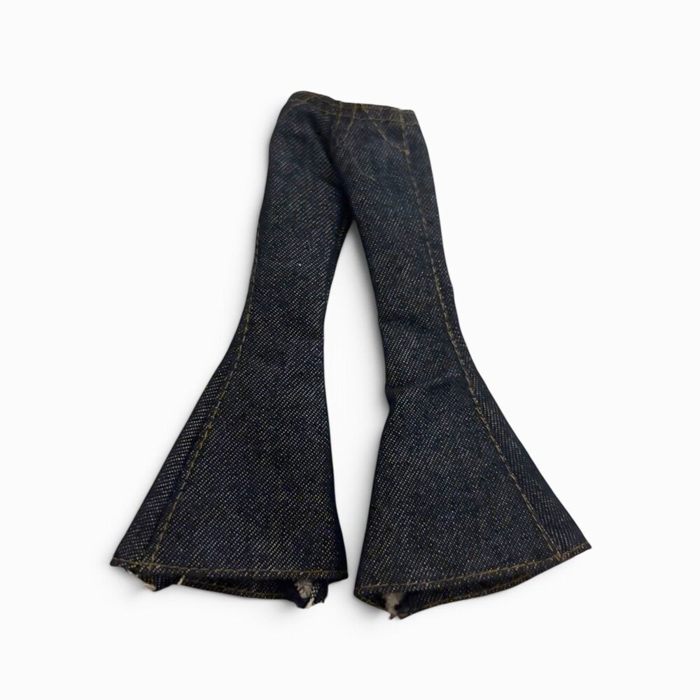 Bratz Doll Blue Denim Flared Pants Bell Bottoms - Pants included in sale only